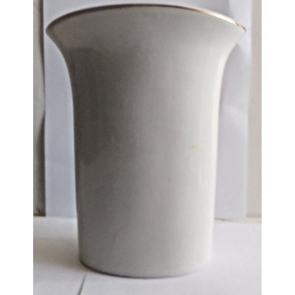 Bone China Hand Painted Pillow Vase by Chokin Japan 6" tall - Picture 3 of 9